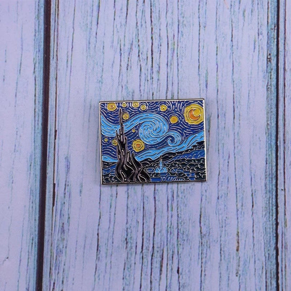 Starry Night Van Gogh Pin